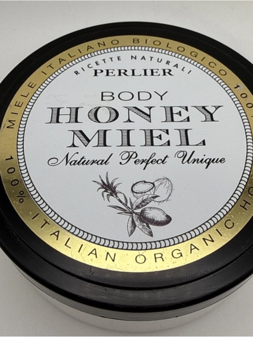 Perlier Body Honey Miel Honey & Raw Sugar Scrub with Mango & Coconut Oil